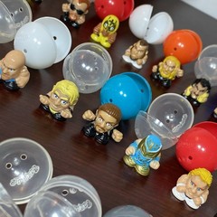 Lot 42 WWE WWF ECW WCW Mini Squinkies Wrestling Figures Tiny 0.75″ Tall CENA BAG