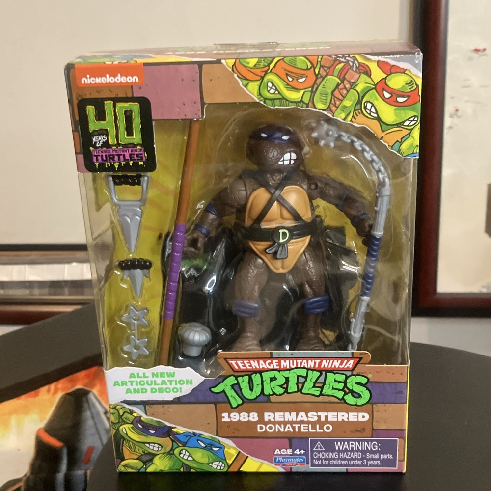 Teenage Mutant Ninja Turtles Donatello 1988 Remastered Figure 2024 40th New