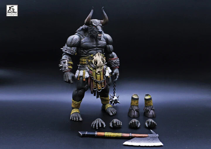 XesRay Studios Fight For Glory Wave 4 Minotaur Brothers Thales Figure