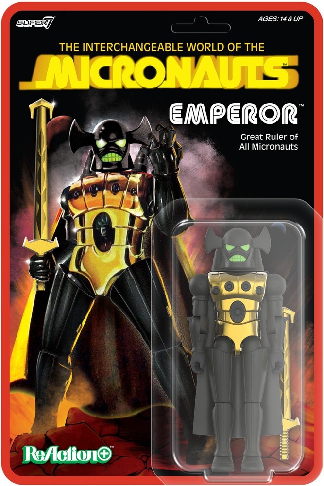2026 Micronauts ReAction Figure Super7 – Emperor – In Stock – Unpunched – New