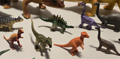 Lot of 28 Dinosaur Figures Mixed Plastic Toys Mini & Large Playset Random Bundle