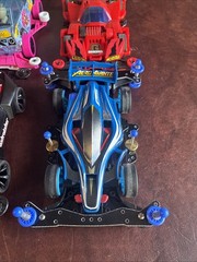 Tamiya Mini 4WD Lot Of Cars Parts Motors Racers Pit Box Japan