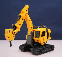 Metal Cardbot W 2 set SolidHorn and NightGriffon, Transforming Korean robot toy