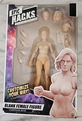 Boss Fight Studio Epic Hacks Blank Female Champagne Beige Action Figure