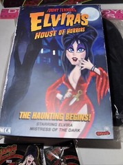 ELVIRA House Of Horrors LARGE T-SHIRT Loot Box NECA FIGURE Set HALLOWEEN Pinball