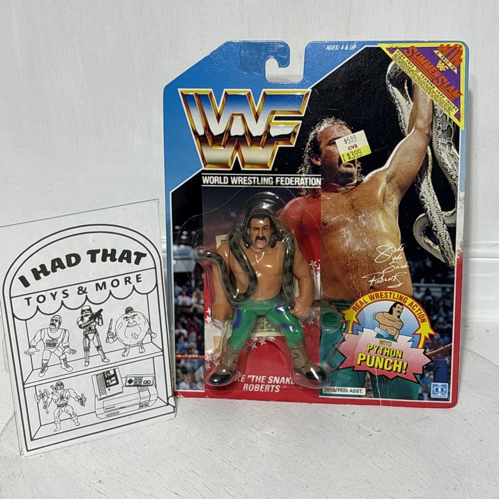 WWF Hasbro Jack The Snake Roberts Series 1 SEALED