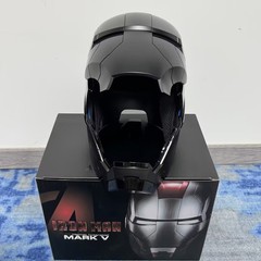 Iron Man MK5 Black 1:1 Helmet Wearable Voice-control Open&Close Cosplay boxed