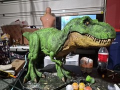 Jurassic Park CUSTOM Super Colossal Tyrannosaurus Rex T-Rex 39-inch Figure 🔥 🐦