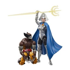 Marvel Legends 6 Inch Action Figure Set | Wolverine and Lilandra Neramani
