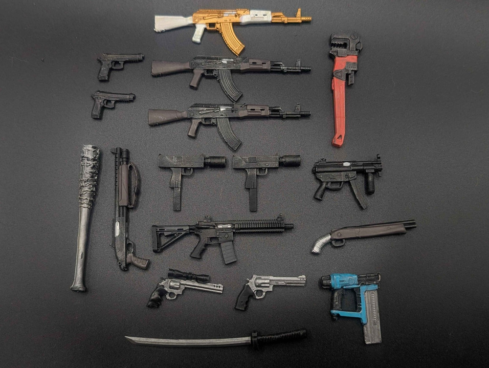 1/12 scale G.IJoe classified/ Marvel Legends street level weapon fodder bundle