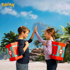 Jazwares Carry Case Beach Battle Playset – Portable Transforming Backpack Plays