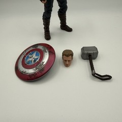 Marvel Legends Worthy Captain America Avengers Action Figure Loose Complete NICE