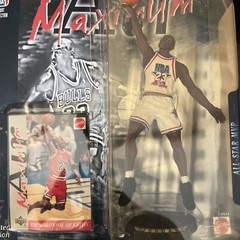Michael Jordan Mattel Maximum Air 1996 All-Star MVP Error Sticker Incorrect