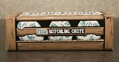New Lone Coconut Plunderlings Teal Hatchling Figure Crate