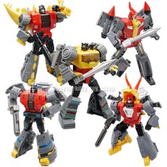 Kids Boy Toy MFT Mechine Dinosaurs Dinobots 5.5″ Deformable Robot Figures T-Rex