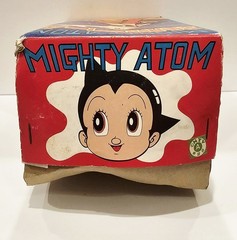 VINTAGE BILLIKEN JAPAN “MIGHTY ATOM” ROBOT TIN TOY ASTRO BOY WIND-UP