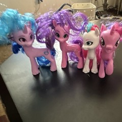 Set Of 4 Small My Little Pony Figures