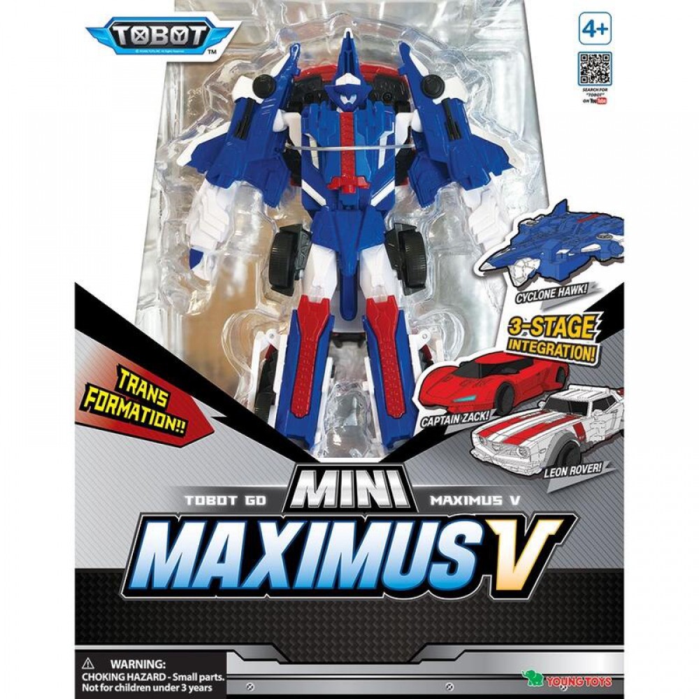 US Stock TOBOT GD Maximus V Transforming Robot Young Toys Action Figure