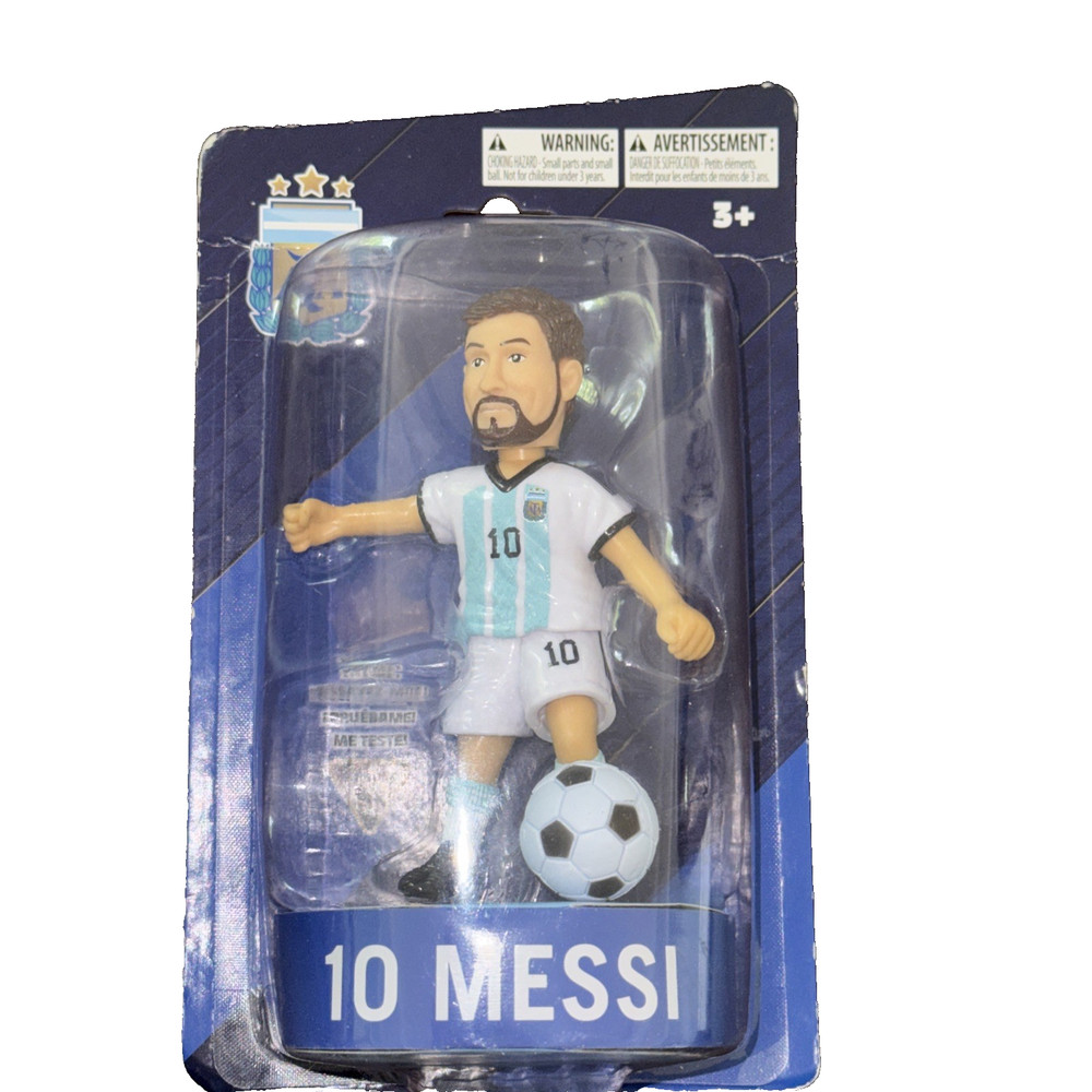 Lionel Messi Argentina Soccer Action Figure Maccabi FanFigz FIFA Futbol NEW
