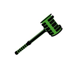 ROBL0X (Green LAZER Hammer) Action Series 3/4 Chaser RARE Toy Code