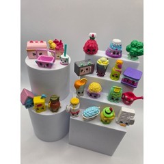 Shopkins Moose Toys Mixed Lot 22 Mini Figures Food Household Grocery Series
