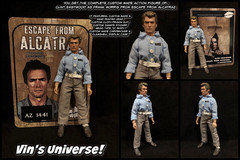 3 Custom 8″ Mego Scale Jack Burton Frank Morris James Dalton Acyion Figures