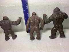 King Kong action figure lot of three.