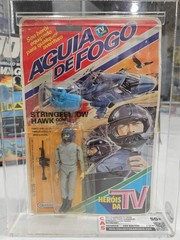 1984 Glasslite TV Toys Aqua De Fogo (Airwolf) Stringfellow Hawk CAS 50+