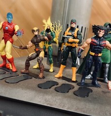 Single Peg 6 inch action figure stands “Bigger Foot Pegs” (10) Per Pack