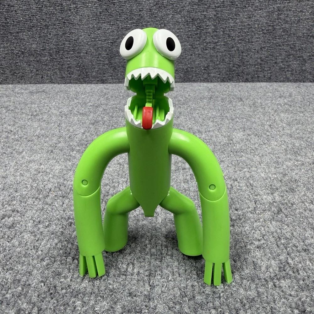 PhatMojo Rainbow Friends Green Variant 5.25″ Action Figure Tongue Feature