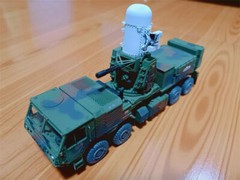 1/72 U.S HEMTT A4 Tank Mobile Dense Array NATO Tricolor Finished Model 3D Print
