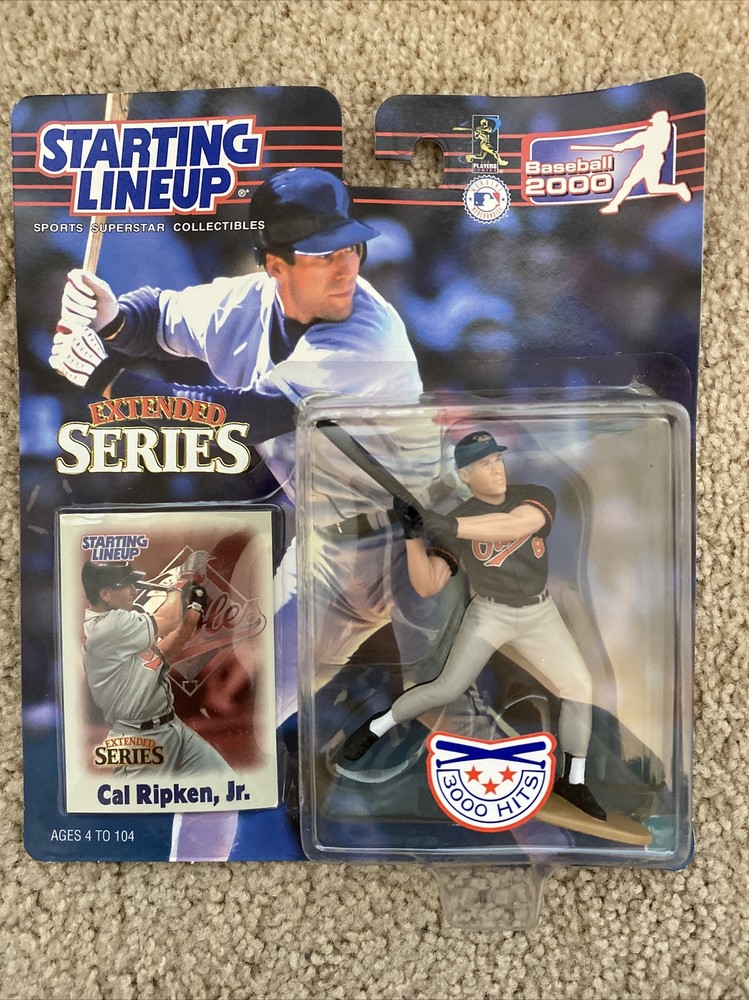 2000 Cal Ripken Jr. MLB Starting Lineup Baltimore Orioles 3000 hits sticker TLC