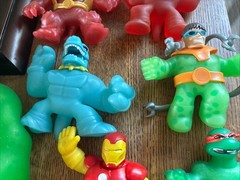 Lot of 10 Vintage Heroes of Goo Jit Zu Figures Moose Toys