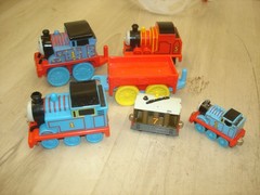 Lot of Tomy Thomas the Train plastic and die cast