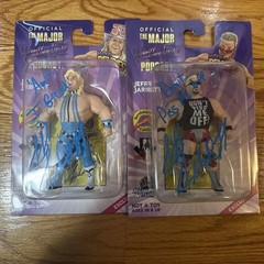 Two Autographed Major Bendie Jeff Jarrett Signatures. WWE TNA WCW AEW