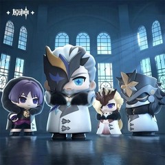 Mihoyo Genshin Impact Fatui Harbingers Chibi Figures Blind Box Gift