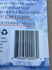 COLLECTABLE MEG STINK BLASTERS TRADING CARD 2002 6 CARDS 1 SHEET STICKERS (2 PK)