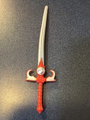 Vtg Thundercats Lion-O SWORD OF OMENS original 1985 RED & SILVER Accessory