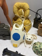 G.I. Joe 12” Lot Working Navajo Code Talker Vintage Japan Tags Life Vest