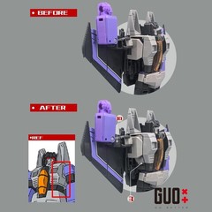 GO BETTER Filling Parts Filler Upgrade Kit For SS86 Skywarp