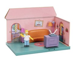 Jakks Pacific The Simpsons Living Room Diorama 2.5″ Figure Scale Playset New