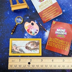 Mini Brands Masterpieces – The Creation of Adam Easel & Paint Palette Assembled