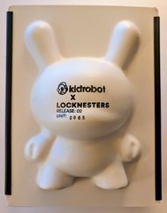 KidRobot X 8 Inch Release 2 Cyan Blue LOCKNESTERS 5-piece Puzzle Dunny Unit 65