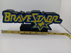 Retro Brave Star logo lightbox sign light box sign for action figure display