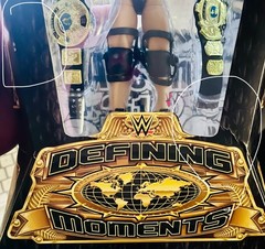 WWE Defining Moments Stone Cold Steve Austin Action Figure Smoking Skull Belt