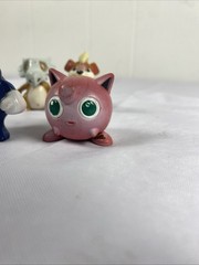 Vintage Tomy Pokemon Figures Lot of 6 Jigglypuff Nidoking Poliwhirl Growlithe