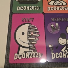 DesignerCon 2023 Set Of 9 Badges By The London Police DCON