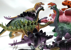 DINOSAURS Mixed Lot of 15 Toy Figures Branded/Unbranded Dinosaur Toys