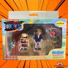 Unifive One Piece Deque Episode Memories 2003 Usopp & Yasopp Figure Set MIB