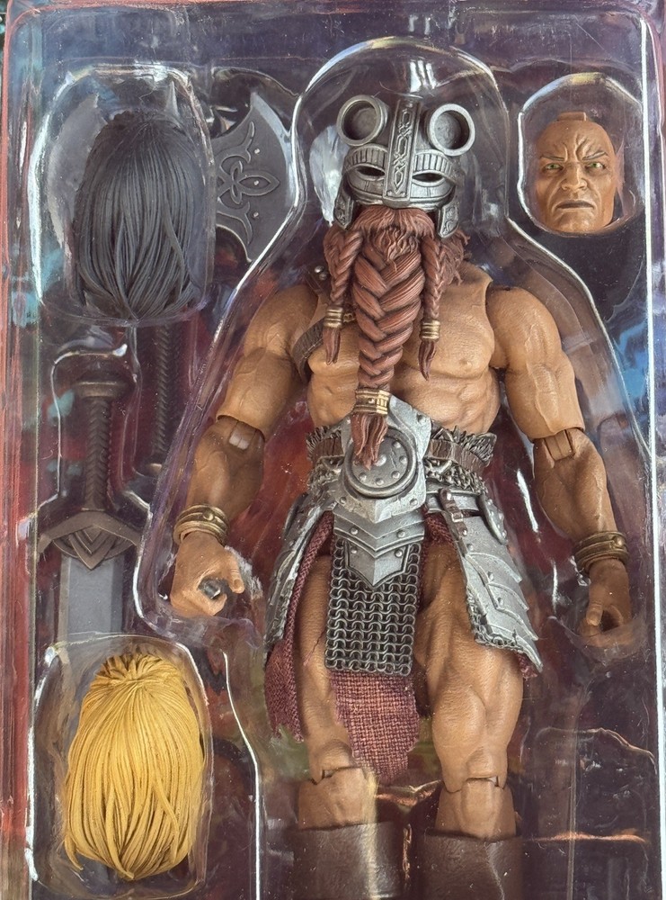 2025 Mythic Legions Legendary Barbarian Exclusive Fig Conan He-Man Thundarr USED